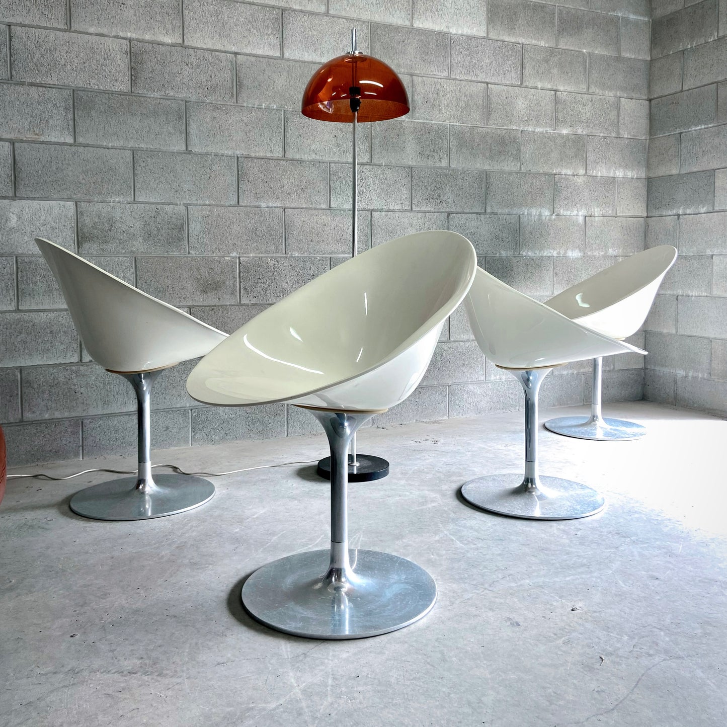 "Eros" Swivel Chairs by Philippe Starck for Kartell