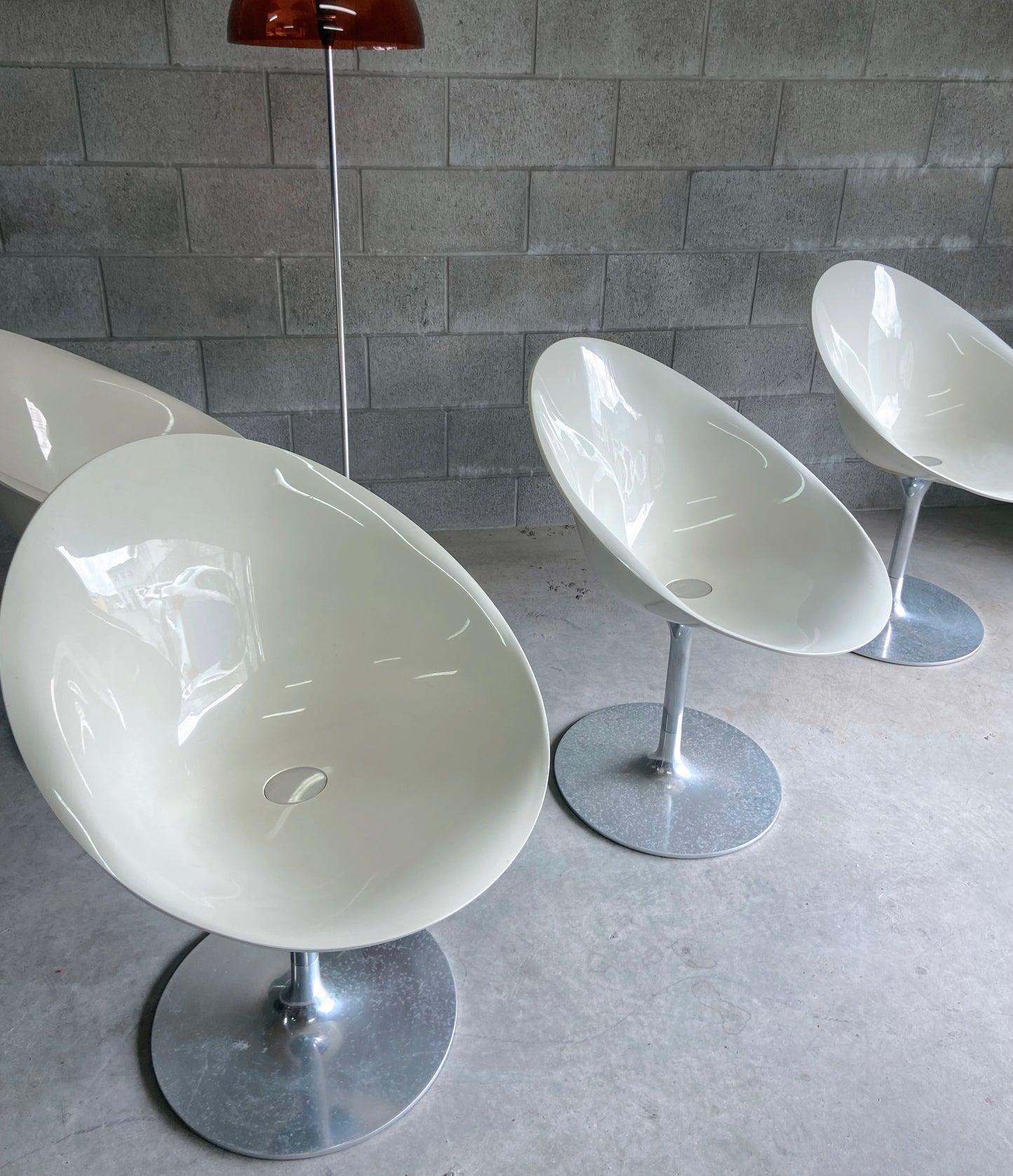 "Eros" Swivel Chairs by Philippe Starck for Kartell