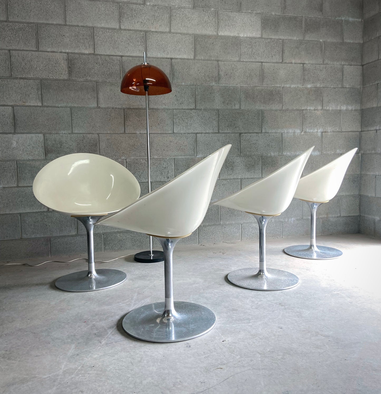 "Eros" Swivel Chairs by Philippe Starck for Kartell